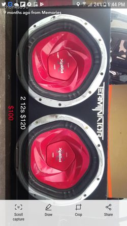 2 12' Sony xplods subwoofer