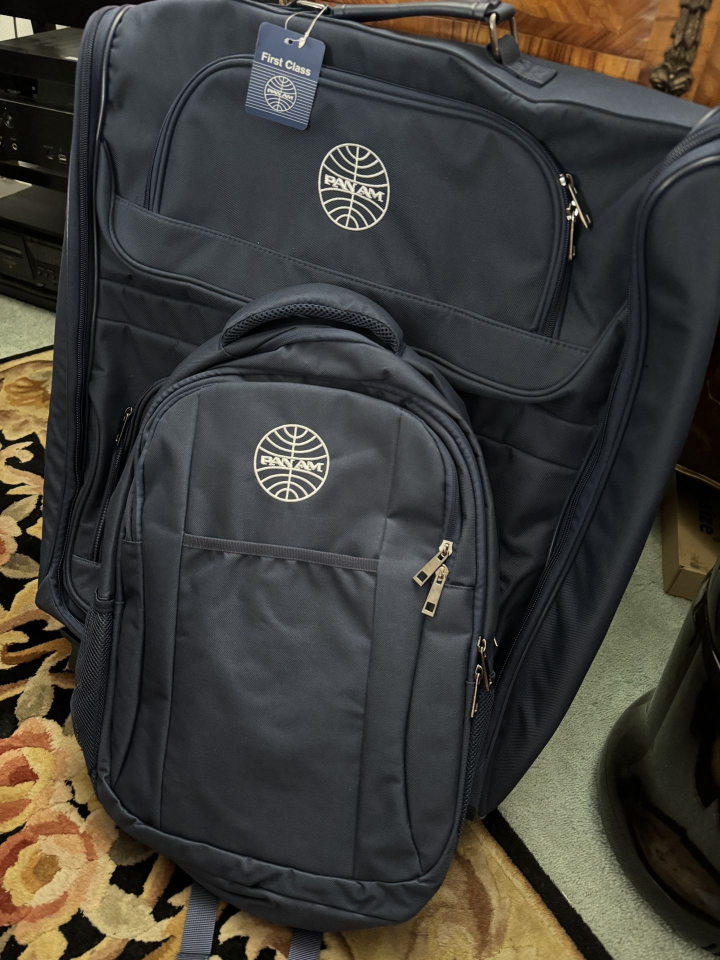 Backpack And Garment Bag