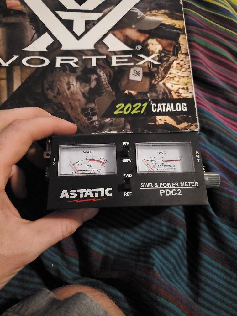Astatic SWR & POWER METER PDC2 Barrpy Used