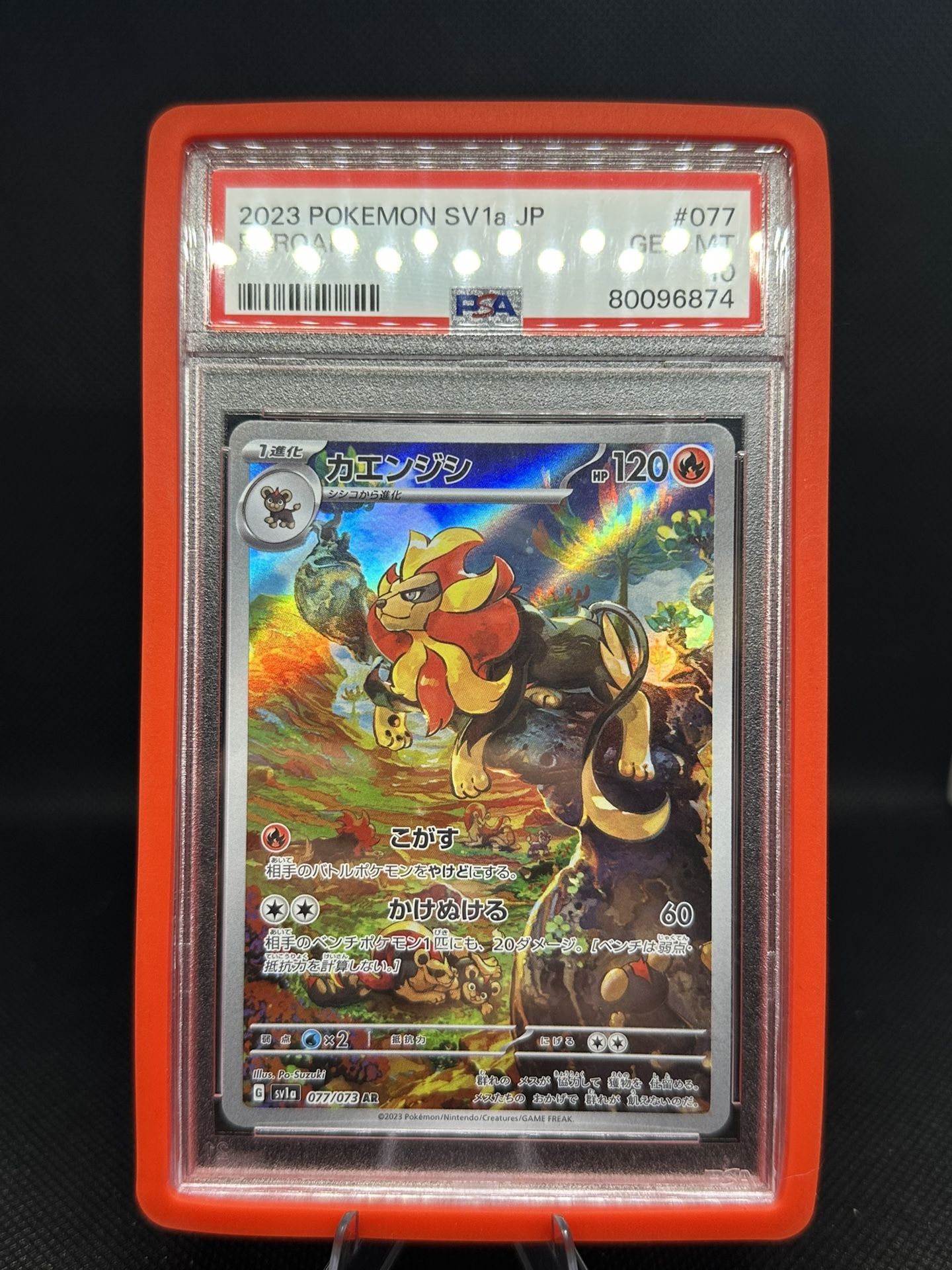 PSA 10 Pyroar Polemon slab