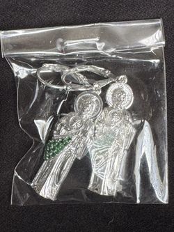 St. Jude Earrings Sterling Silver .925