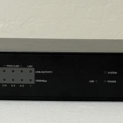 LUXUL Epic 4 Gigabit Router Rear Ports (ABR-4500)