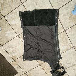 Leather Rding Chaps Medium