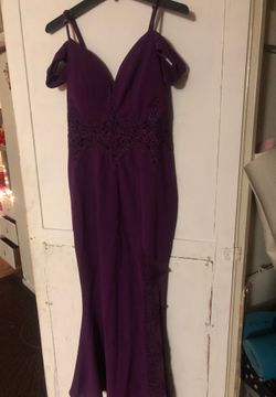 Long purple dress