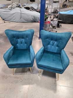 Brand new blue chairs