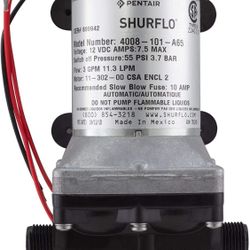 Open Box SHURFLO 4008-101-A65 New 3.0 GPM RV Water Pump Revolution, 12V