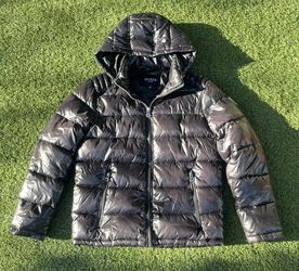 Guess hooded puffer jacket