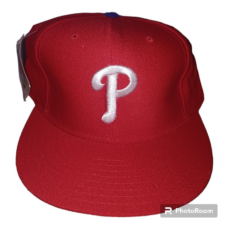 NWT Vintage New Era Philadelphia Phillies Hat Diamond Collection 7 1/2 USA