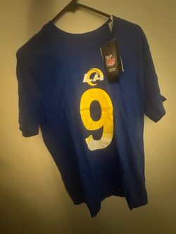 Brand New…. Nike LA Rams NFL Team Apparel #9 Matt Stafford T-Shirt Men’s Medium