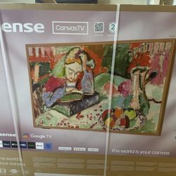 Hisense Canvas TV Television Google 55 Inch  