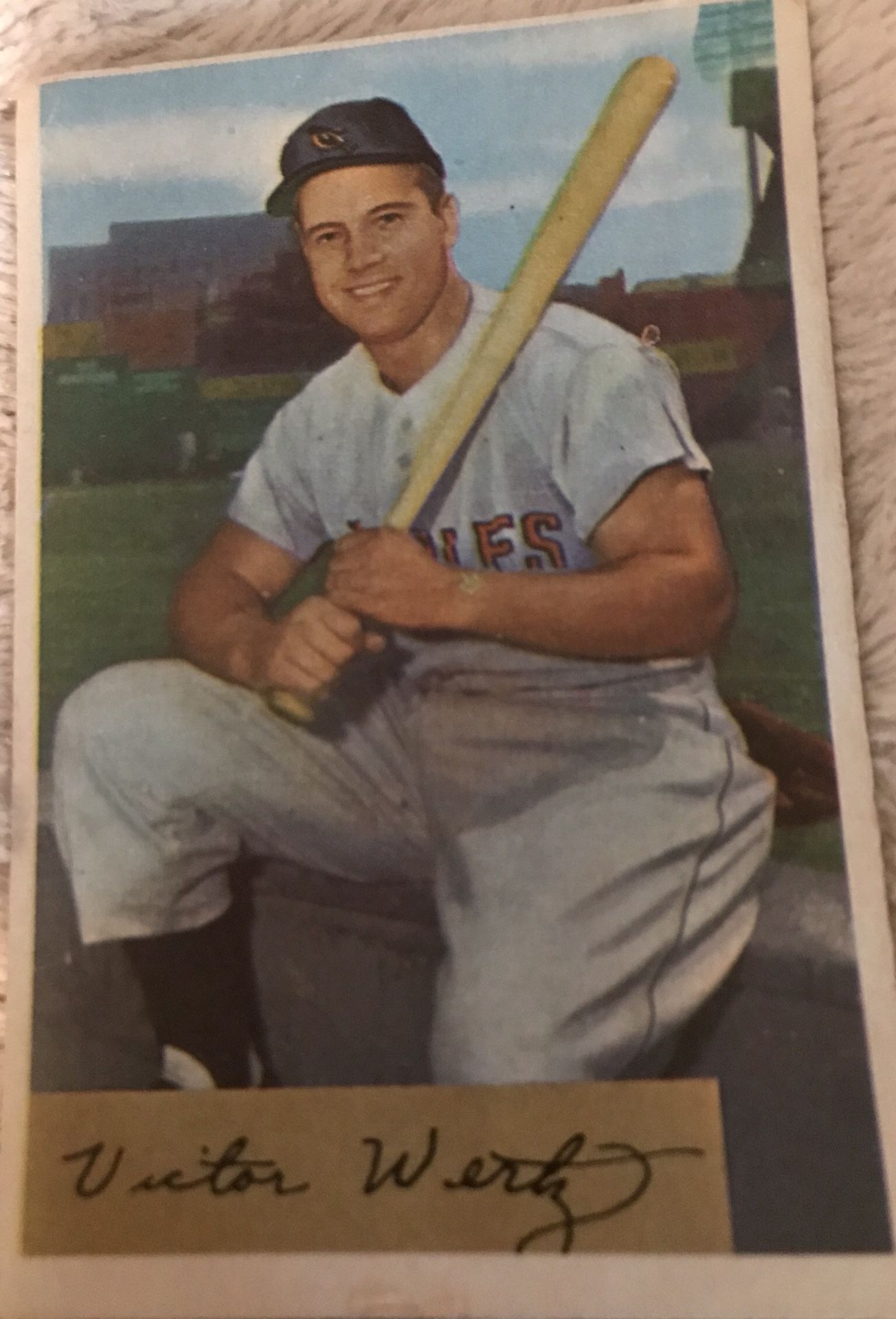Vic Wertz baseball card