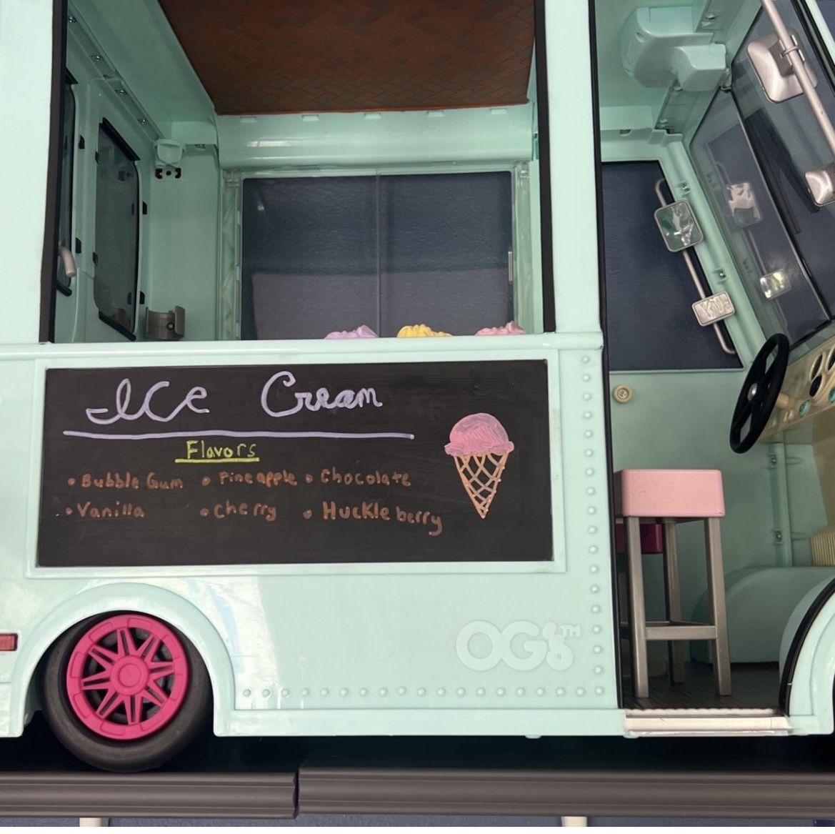 Ice Cream Truck For American Or My Generation Dolls
