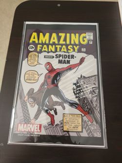 Walmart vhs reprint Amazing Fantasy Spider Man comic 15 NM