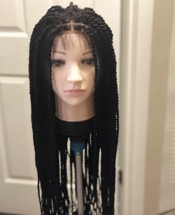 Hand braided Senegalese twist wig