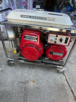 Honda E2500 Portable Generator – Vintage - As‑Is