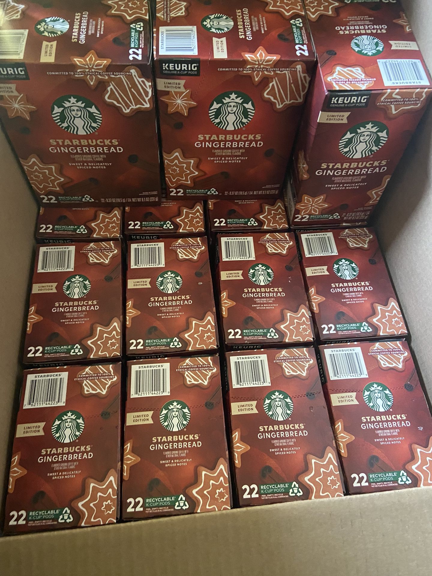 Starbucks K Cups- Lmtd Ed. Gingerbread