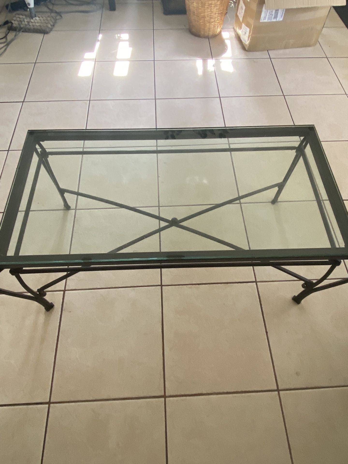 Glass Coffee Table 