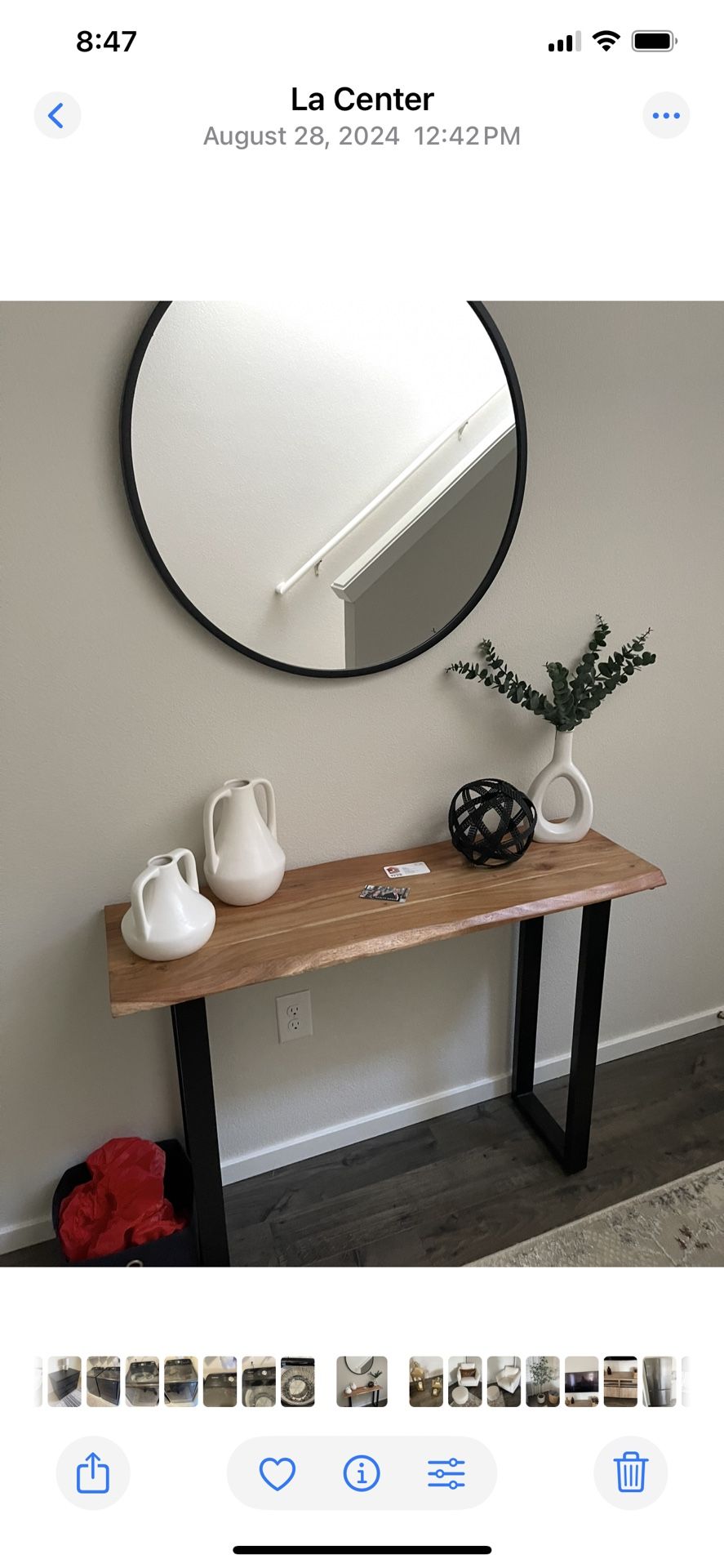 Table And Mirror