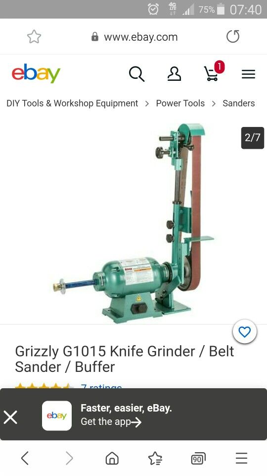Huge Grizzly Bench Grinder Brand New In Box