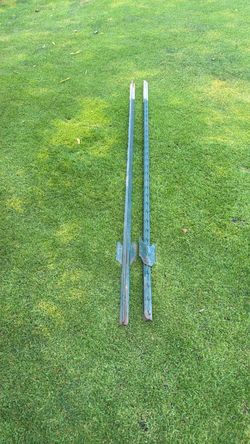 Fence metal post for both