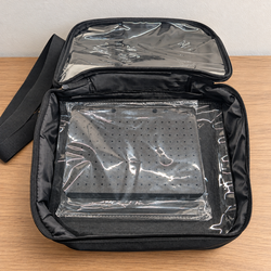 Enamel pin display bag and binder set, 20 pages