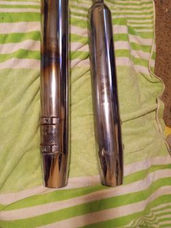 Harley Davidson Tail Pipes. 20 Bucks For Both.