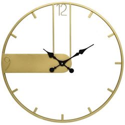Wall Clocks, 24 inch,Gold,Minimalist,Metal,Wall,Clock,with,Arabic,Numer