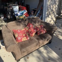 Small Brown Sofa 