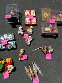 Vintage Christmas Tree Ornaments PRICES VARY See pictures description