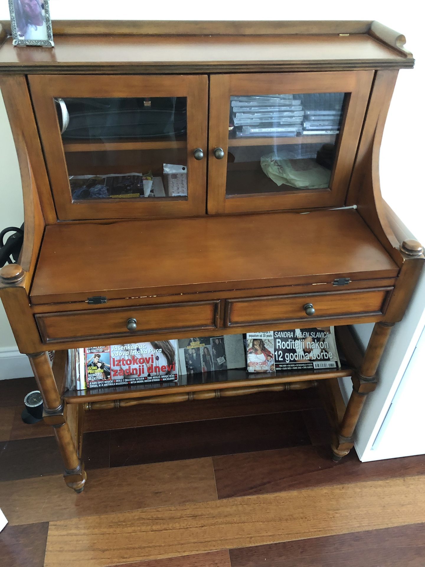 Antique oak desk