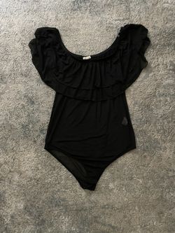Cute See Through One Piece Off The Shoulder Top