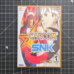Dreamcast Capcom VS SNK Custom Case - NO GAME OR MANUAL