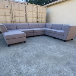 (Free Delivery) Six Piece Macys Modular Sectional Couch
