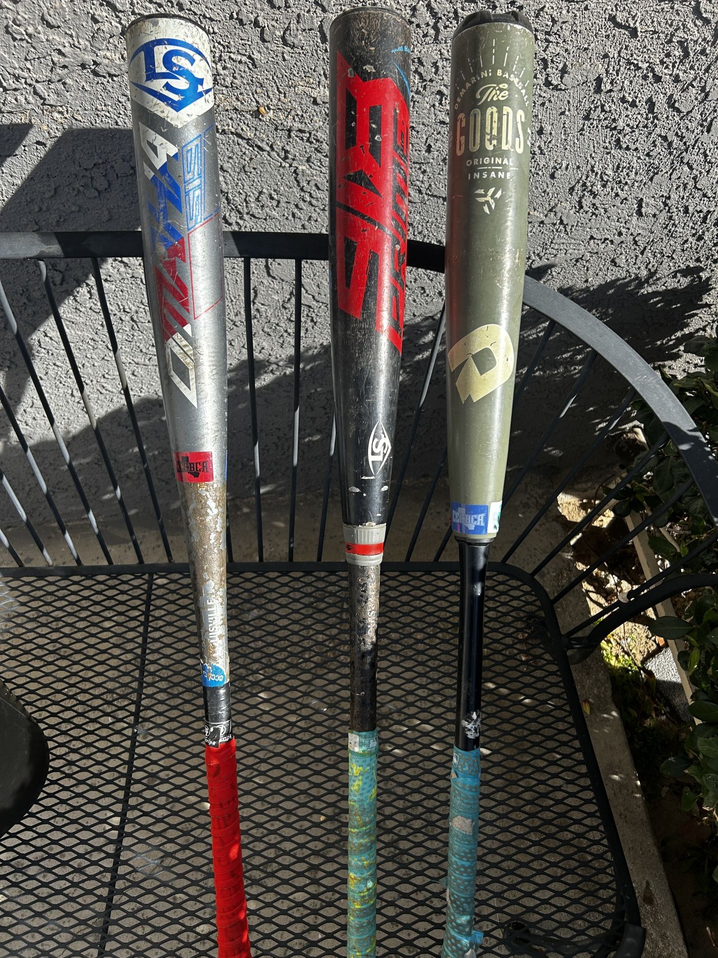 BBCOR Baseball Bats -3 (Louisville slugger & DeMarini)