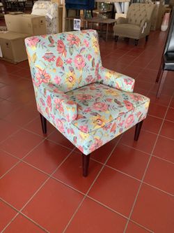 Beautiful elegant flowery chair