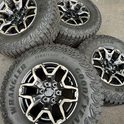 New 17" Inch OEM Chevrolet ZR2 Wheels Rims 6x139.7 6x5.5 Goodyear LT285/70R17 $1850 Hablo Español