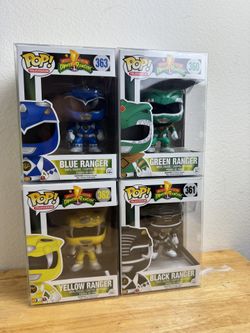 Funko Pop! figures from the Mighty Morphin Power Rangers television series