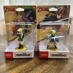 The Legend of Zelda: Ocarina of Time Link & Skyward Sword Link Amiibo Bundle Brand New Factory Sealed