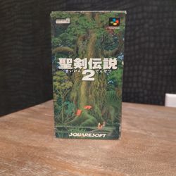 Super Famicom Secret Of Mana 2 CIB Japanese Import