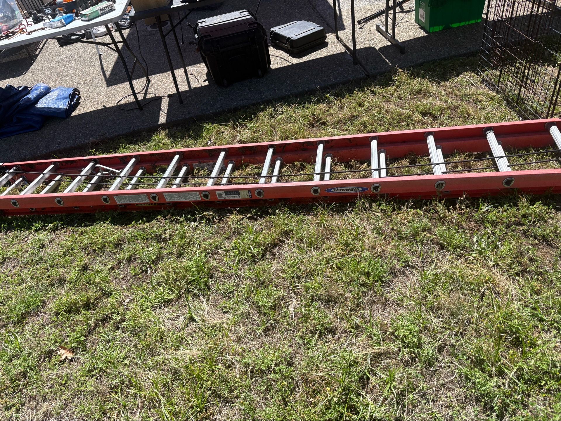 werner 28 ft fiberglass ladder sale tools best free work girls