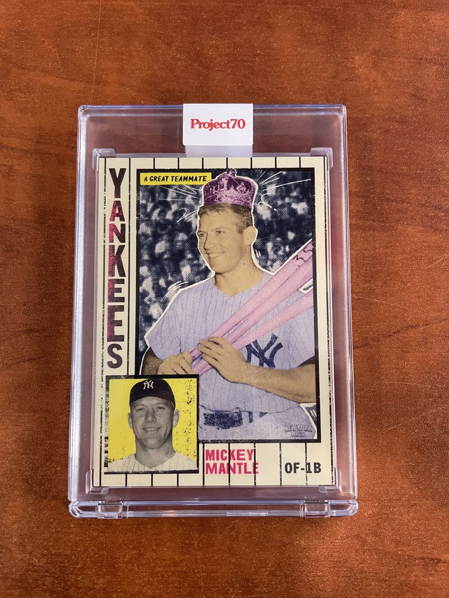 2021 Topps Project 70 Mickey Mantle (by Artist, New York Nico)