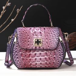 Woman Fashion Pink Purple Should Bag 