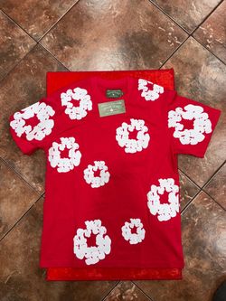 Denim Tears Cotton Wreath T-Shirt Red