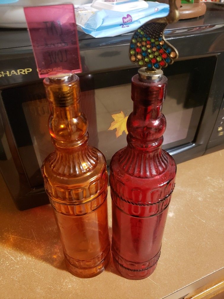 2 Decor Bottles