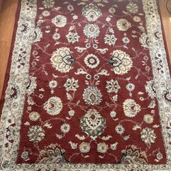 Large Red Motif Rug