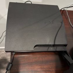 PS3 Slim Console (160GB) + Controller + 12 Games – Great Condition!