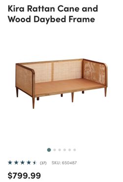 Day Bed w/ twin mattress & cover