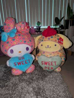 Hello Kitty and friends-My Melody and PomPom  Large Plush