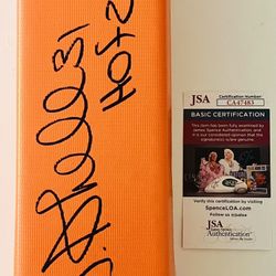 DONNIE SHELL SIGNED AUTOGRAPHED TOUCHDOWN PYLON PITTSBURGH STEELERS HOF JSA COA!