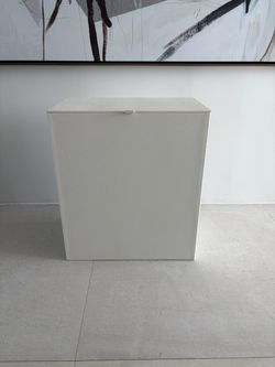 Shagreen Ivory Laundry Hamper